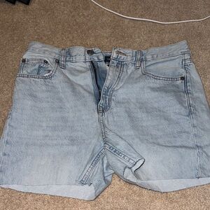 Light Blue Denim Shorts